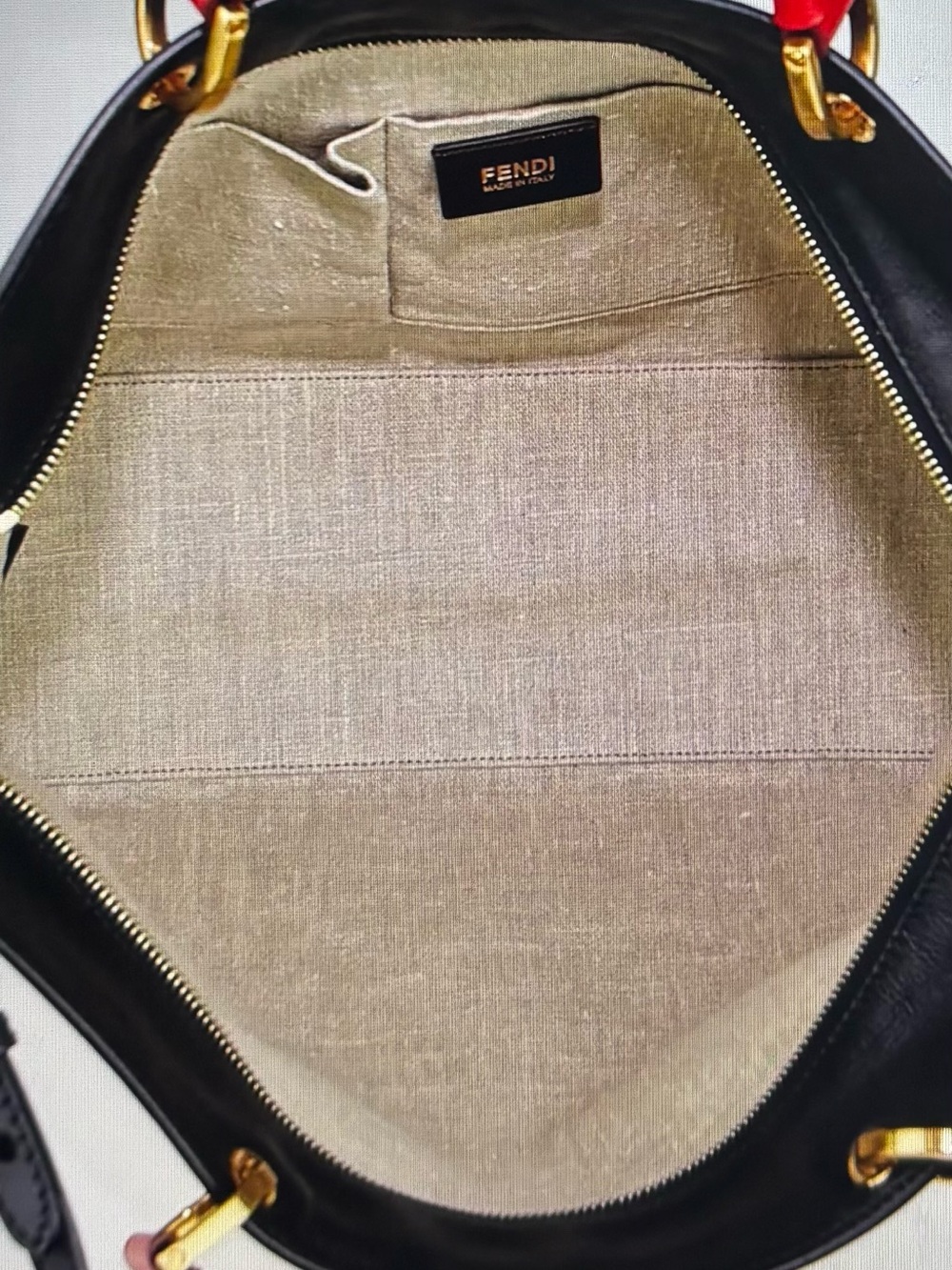 🆕 Fendi Pecan tobacco 2-way Tote👜 - Picture 12 of 16